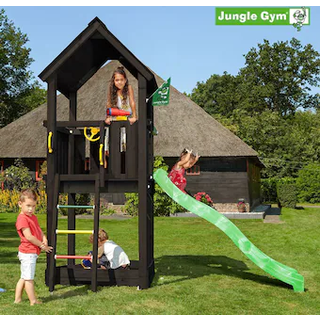 Jungle Gym Club legetårn inkl. swing sort & slide