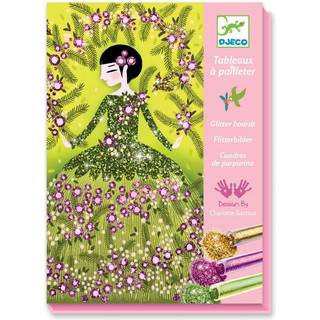 Djeco kreativ æske glimmer - kjoler