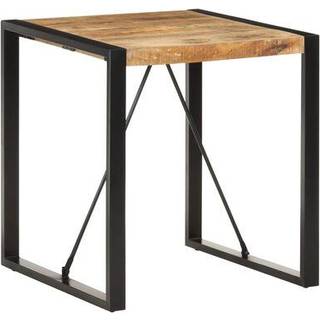 spisebord 70x70x75 cm massivt ru mangotræ