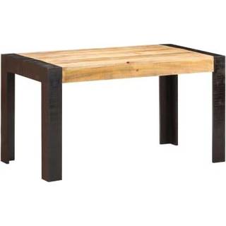 spisebord 140x70x76 cm massivt ru mangotræ