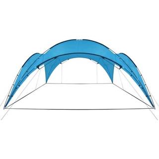 festtelt 450x450x265 cm bueformet lyseblå