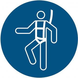 Faldsikring påbudt - Plast - Ø 210 mm