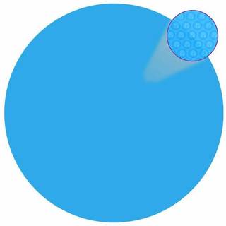Flydende Soldrevet Pe-Poolovertræk Rektangulært 6X4 M - Blå / Ø 527 cm