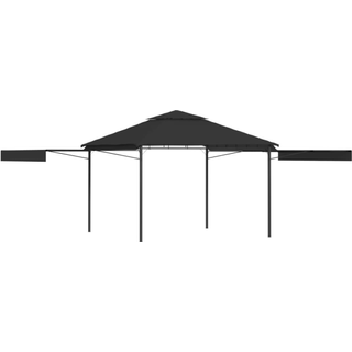 pavillon med 2 udvidelige tage 3x3x2,75 cm 180 g/m² cremefarvet