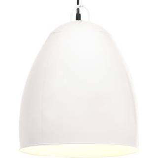 industriel hængelampe 25 W rund 42 cm E27 mat sort
