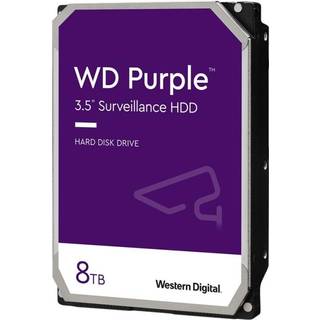 WESTERN DIGITAL Purple 8TB SATA 6Gb/s CE HDD 8.9cm 3.5inch internal 7200Rpm 128MB Cache 24x7 Bulk