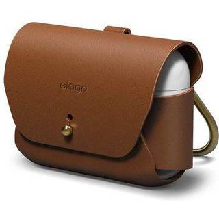 Elago Leather Case (AirPods Pro) - Brun