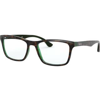 Ray - Ban Unisex RX5279 5974 Optiske stel Acetat Brun Transparent Firkantet Normal