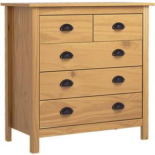 Skænk Hill Massivt Fyrretræ - Hvid / 79 x 40 x 80 cm