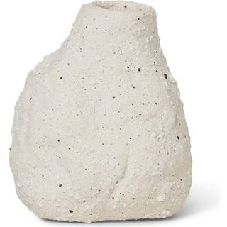 Ferm Living Vulca vase mini Offwhite stone