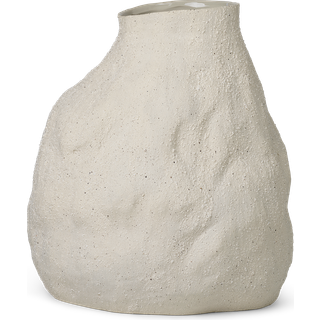 Vulca Vase - Large - Off-white Stone