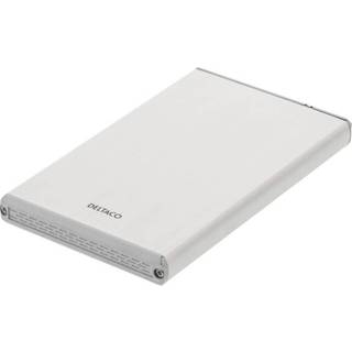 Eksternt kabinet til 2,5" HDD/SSD, USB 5 Gbit/s - Hvid