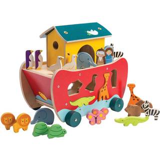 Puttekasse - Noahs Ark, inkl. 10 dyrepar