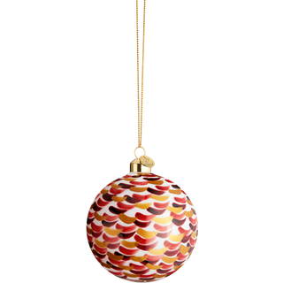 Holmegaard souvenir julekugle 8cm mørkegrøn