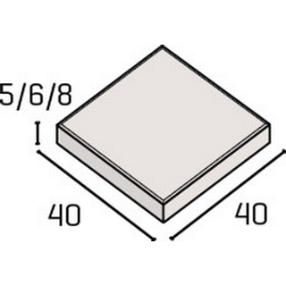 IBF modul 40 betonflise grå 40x40x5 6,25stk/m2 Sælges på palle a 84 stk