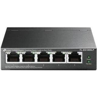 TP-Link TL-SG1005LP netværksswitch Ikke administreret Gigabit Ethernet (10/100/1000) Strøm over Ethernet (PoE) Sort