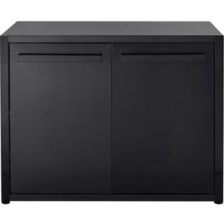 Myoutdoorkitchen – Nordic Line – Arbejdsbord med dør 120 cm (Sort)
