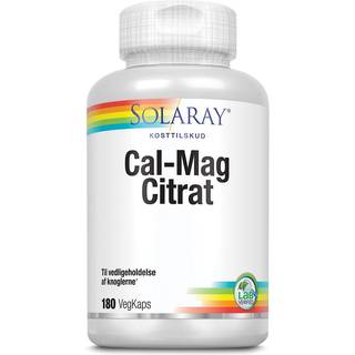 Solaray Calcium Magnesium Citrat - 180 Kapsler