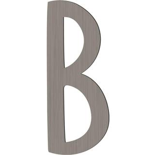 Sebra bogstaver i træ A - Å - Pinecone brown B