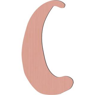 Sebra bogstaver i træ  A - Å - Watermelon pink C