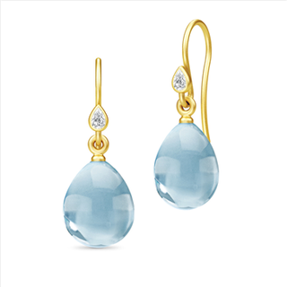 Prima Ballerina Earrings Ocean Blue