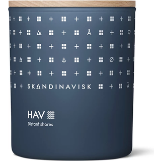 Skandinavisk Hav Scented Candle With Lid 200g - Duftlys Bøg Havblå - 20104