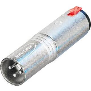 Neutrik balanceret 6.3 mm jack hun til XLR han adapter (NA3MJ) | Al | PRIS-MATCH