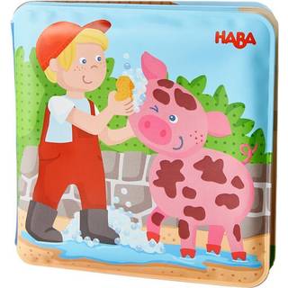 Haba Animal Wash Day - Magic Bath Book - T?r med varmt vand og """" Muddy """" sider kommer rene