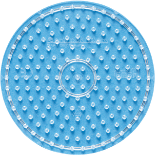 Hama Maxi stiftplade, transparent - Rund 8220 1 maxi perleplade Mål: ca. 15 cm i diameter.