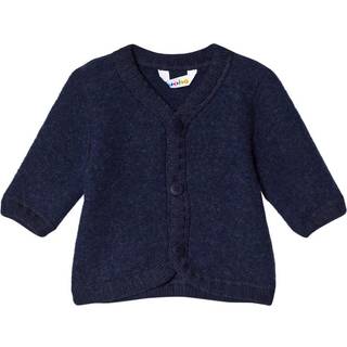 Mørkeblå Soft uld cardigan