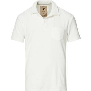OAS Short Sleeve Terry Polo White