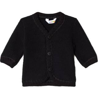 Sort Soft uld cardigan