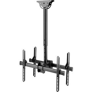 Deltaco Telescopic Double TV Ceiling
