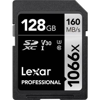 Lexar Professional 1066x SDHC/SDXC kort - R160/W70 - 128 GB