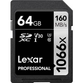 Lexar SDXC Professional Type Silver - 1066x 160MB/s V30 I 64 GB