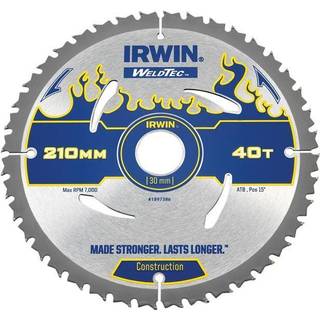 Irwin Rundsavklinge til træ 210x40x30
