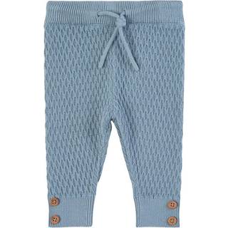 Fixoni - Baby Knit Bukser - Faded Denim - 62