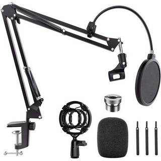 NÖRDIC Microphone Stand for tabel montering er også velegnet til Blue Yeti og Blue Snowball 5/8 inch adapter boom