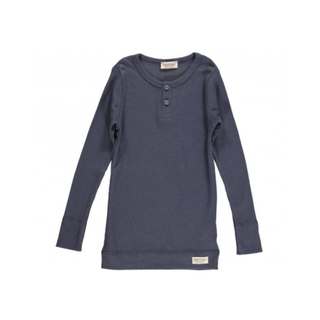 MarMar Copenhagen Rib T-shirt Blå 2 Y  Blå  2 år  Unisex