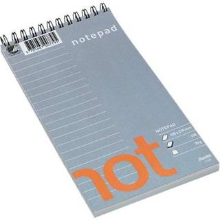 Bantex not notesblok, 105×210, linjeret