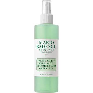 Mario Badescu Facial Spray with Aloe, Cucumber and Green Tea Kølende og opfriskende spray til træt hud 236 ml - 236 ml
