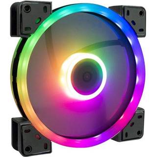 Inter-Tech Argus RS-141 RGB - Kabinet køler - 140mm - Sort