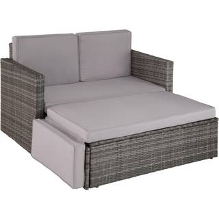 Polyrattan havesofasæt Korfu - grå