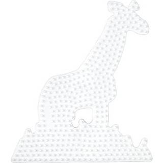 Hama Midi, stiftplade, giraf, hvid [Levering: 1-2 dage]