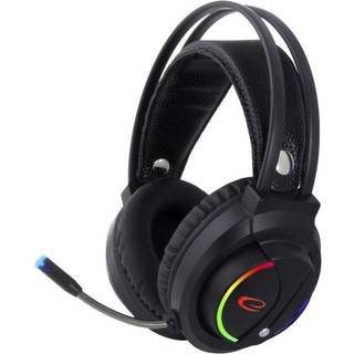 Esperanza Nightshade Gaming Headphones. Stereo Gaming Headset med RGB-lys og Mikrofon
