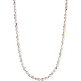 Stine A White Pearls and Candy Stones, Forgyldt sølv