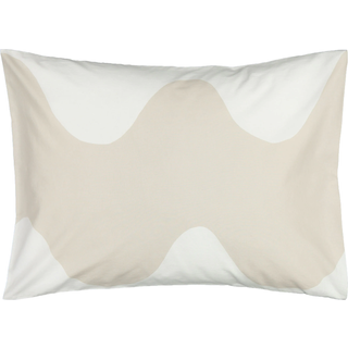 Marimekko Lokki pudebetræk 50x60 cm Beige/Hvid