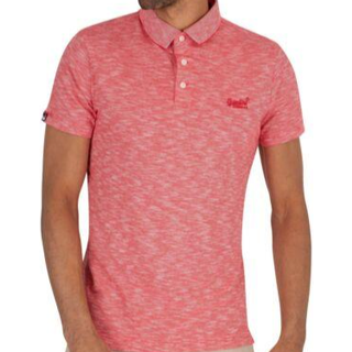 Superdry Poloshirt i jerseystof af økologisk bomuld