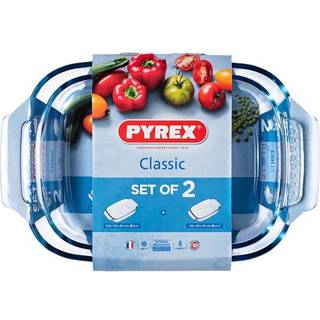 Fadsæt 2 stk. fra Pyrex - Klar farve - Glas