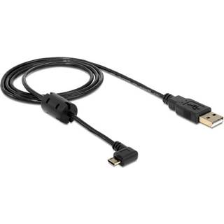 DELOCK USB micro>USB 2.0 270° bk 1m | mit Ferritke